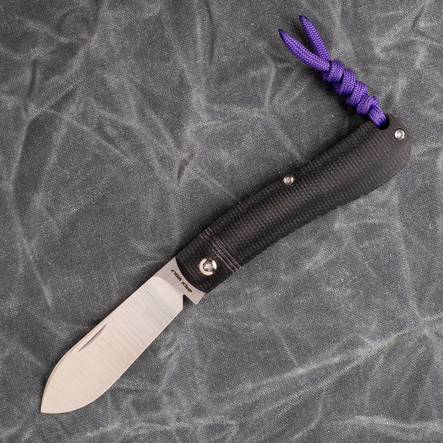 K9 Jack - Black Canvas Micarta