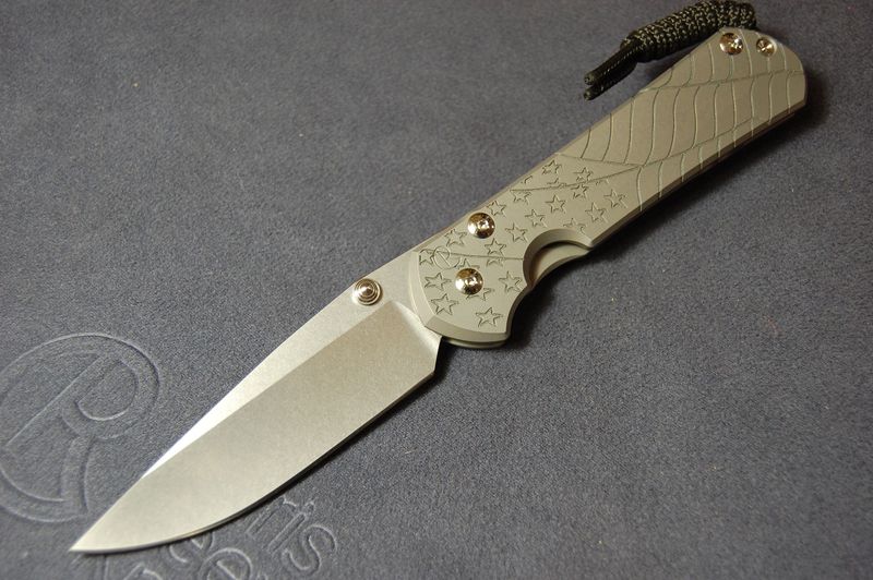 Large Sebenza 31 CGG-Right Hand-Drop Point- Forever Flag