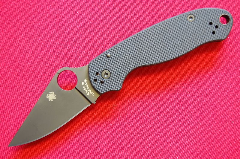Spyderco Para 3- BK- G10-BK S35VN-PE C223GPBK.