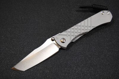 Umnumzaan -Right Hand-Tanto Blade-Glass Blast-Silver Hardware.