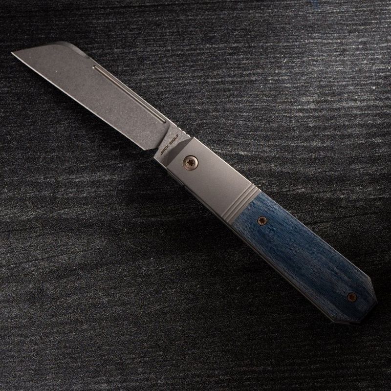 After Hours Jack - Blue Linen Micarta