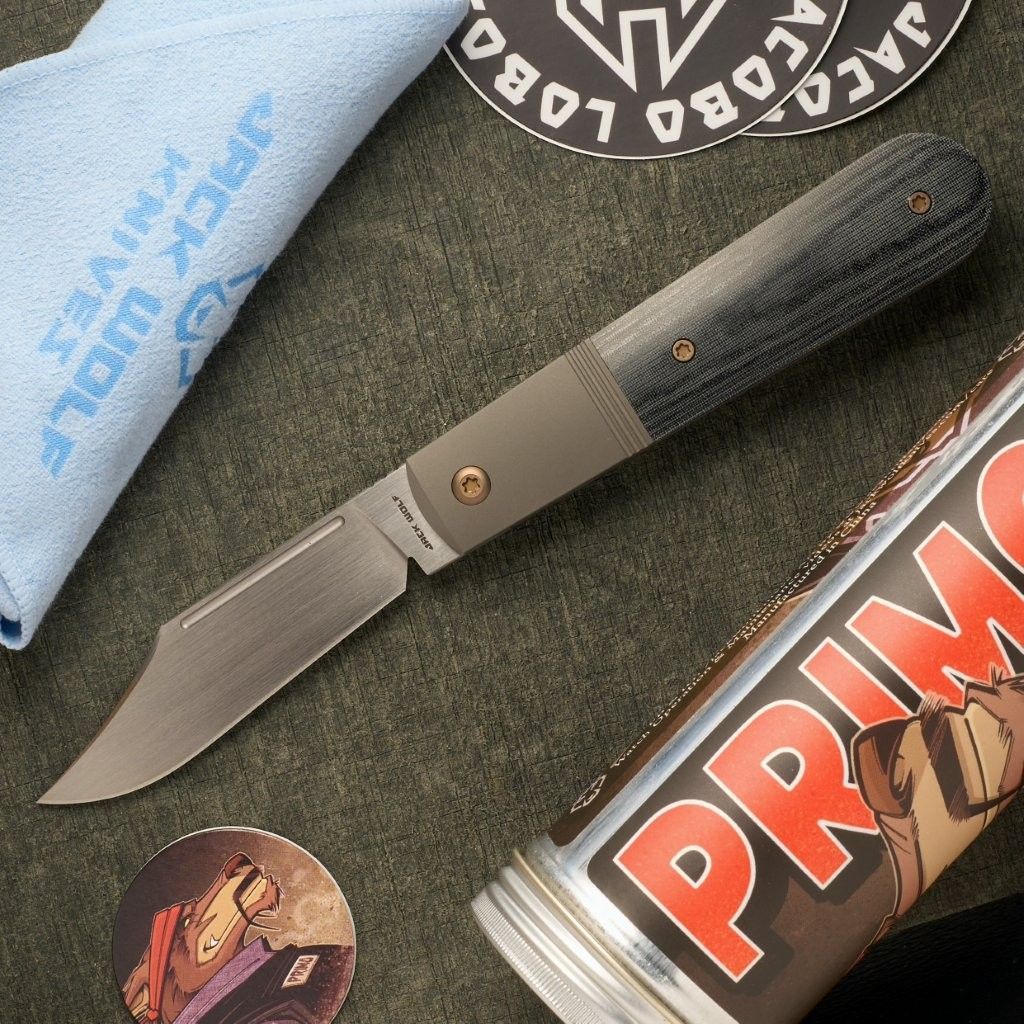 Primo Jack - Black Linen Micarta Primo Jack - Black Linen Micarta