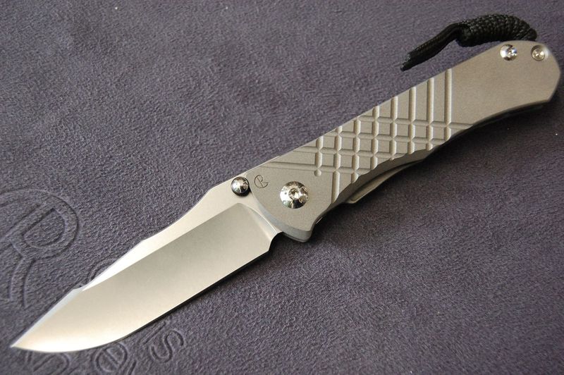 Umnumzaan -Plain Scale-Right Hand- Drop Point Blade-Sandblast Handle- Silver Hardware.