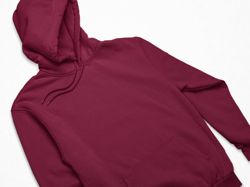marron hoodie