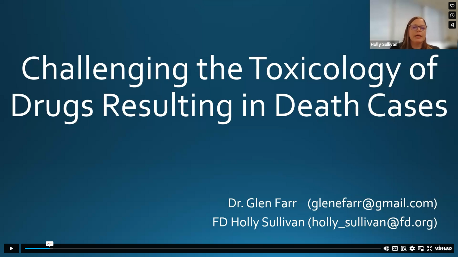 Challenging the Toxicology of Drugs in Death Cases