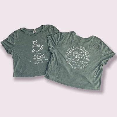 Inhale T-shirt Mint Green