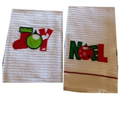 Christmas Towels- Embroidery