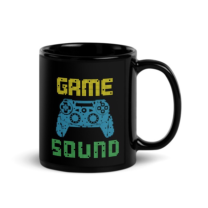 MPSE GameSound Black Glossy Mug