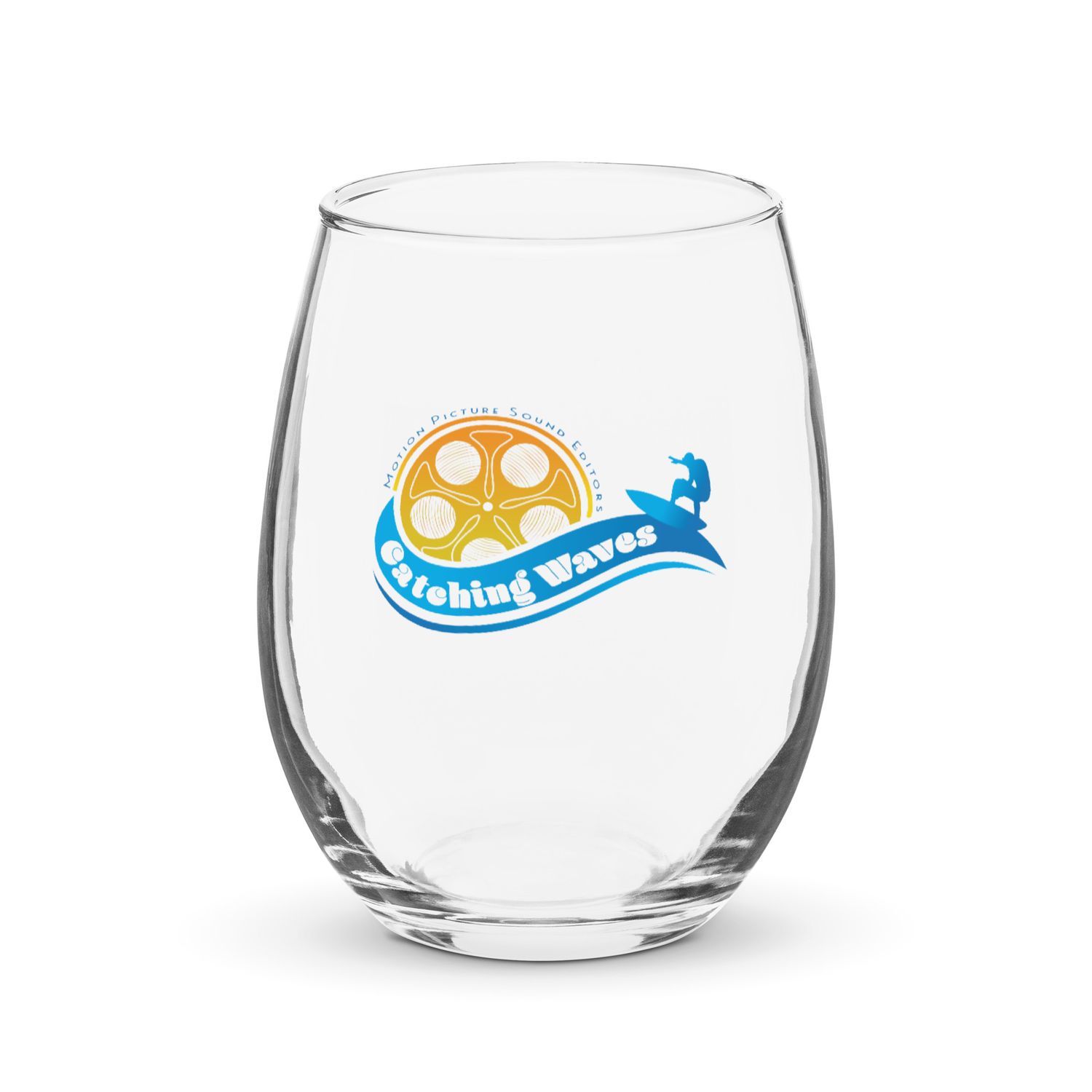 MPSE Catching Waves Stemless Wine Glass