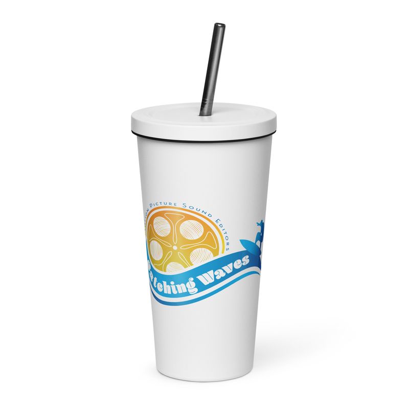 MPSE Catching Waves Insulated Tumbler w/Straw