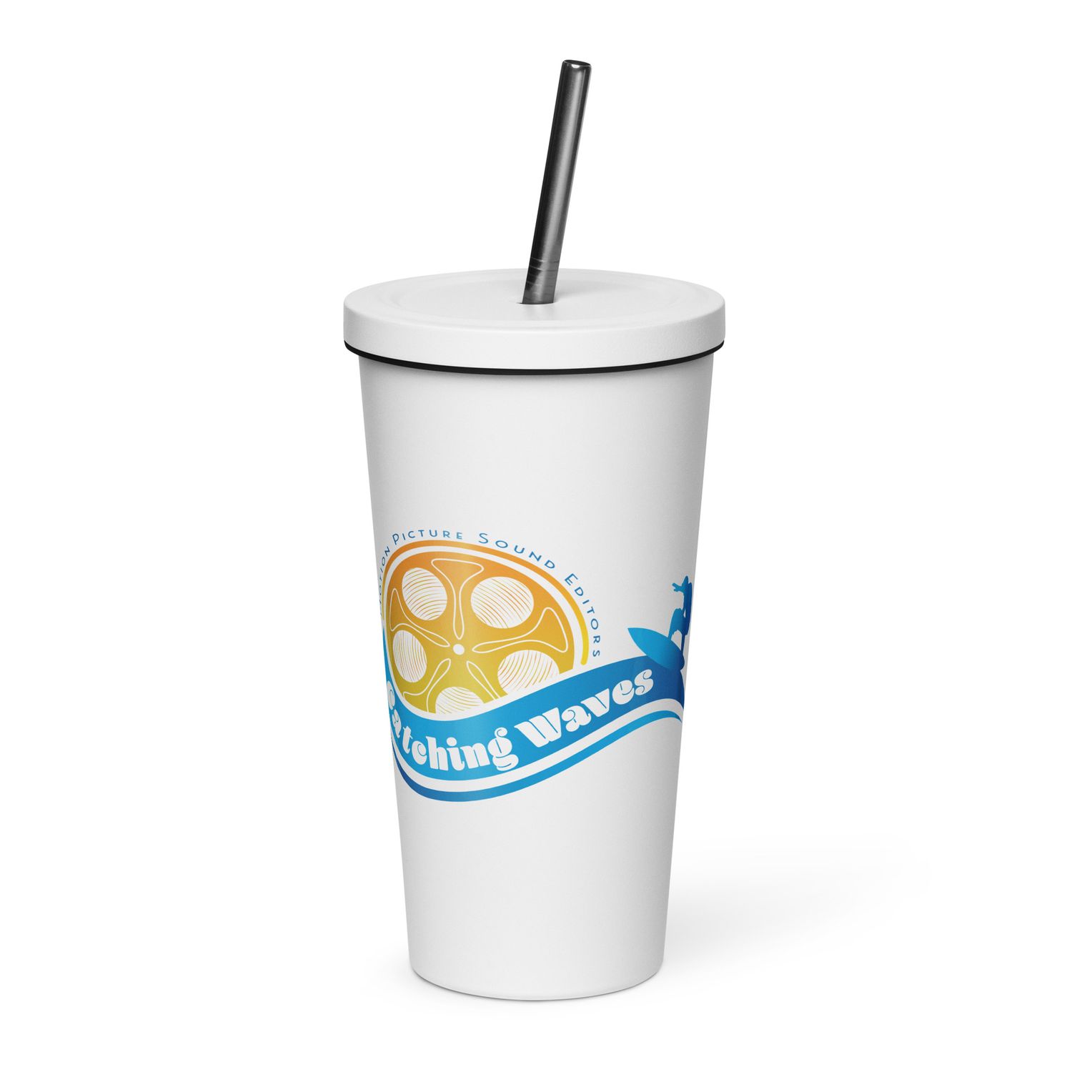 MPSE Catching Waves Insulated Tumbler w/Straw