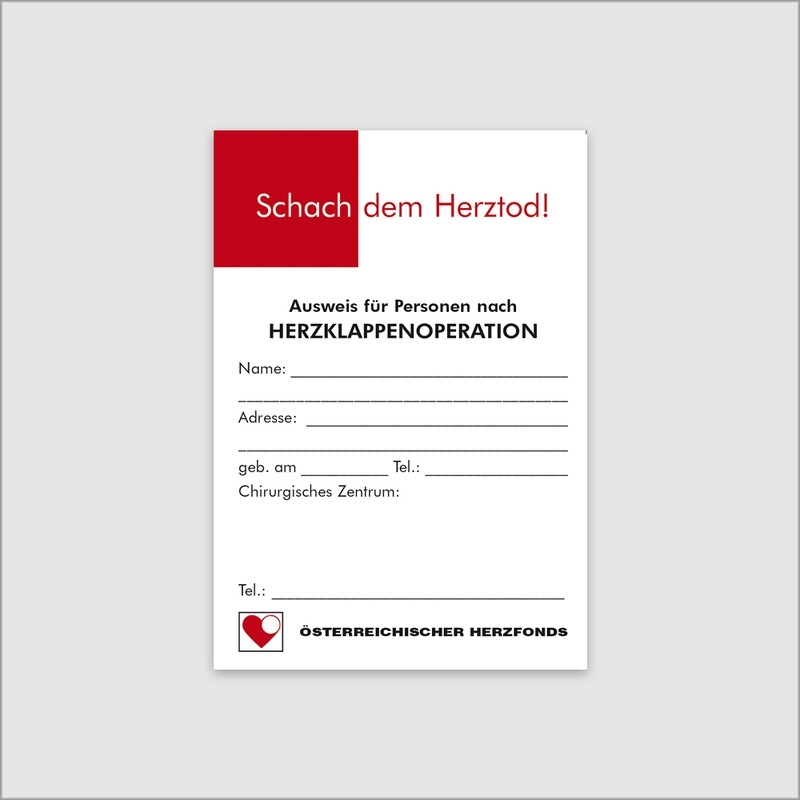 Ausweis Klappen-OP
