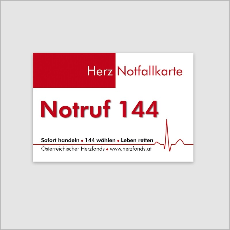 Herz-Notfallkarte