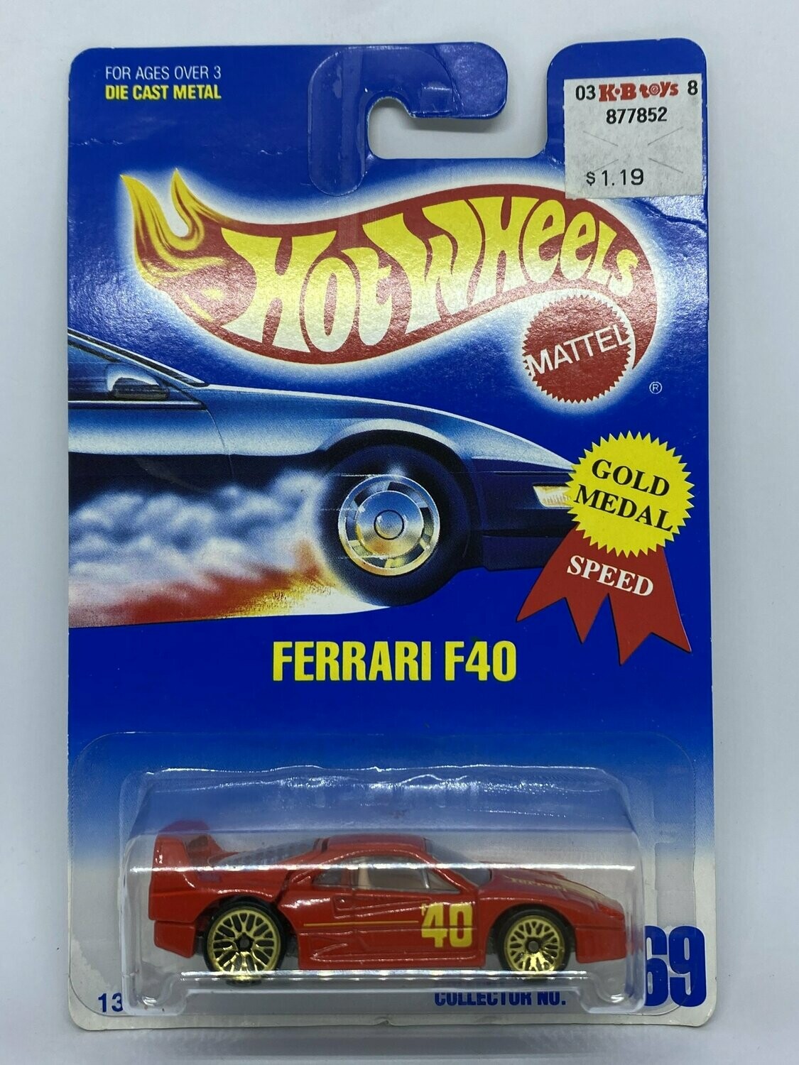 hot wheels ferrari f40 69