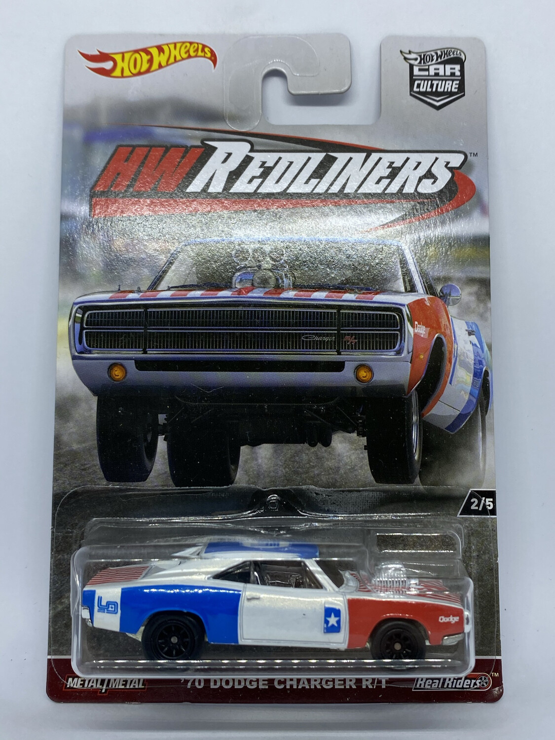 F2 '70 Dodge Charger R/T DWH83 HW Redliners 2017 Hot Wheels Car Culture