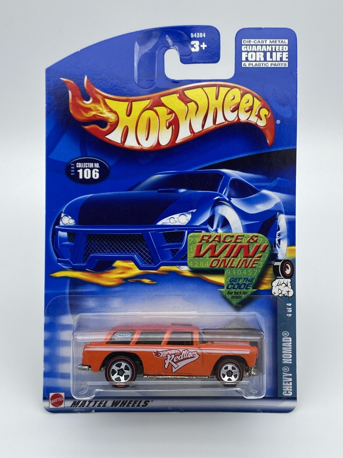 2002 Hot Wheels Red Lines Chevy Nomad #106 