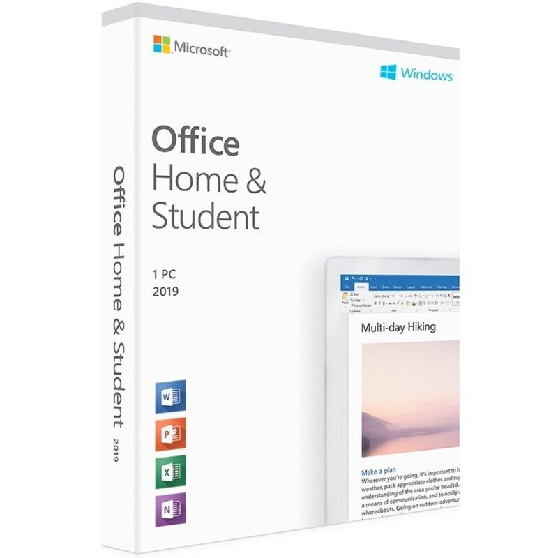 MICROSOFT OFFICE HOME AND STUDENT 2019