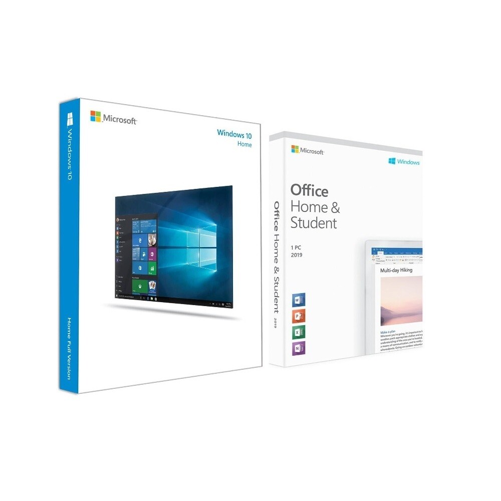 WINDOWS 10 HOME + MS OFFICE 2019 HOME AND STUDENT KOMBO
