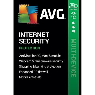 AVG Internet Security – 10 uređaja 1 godina