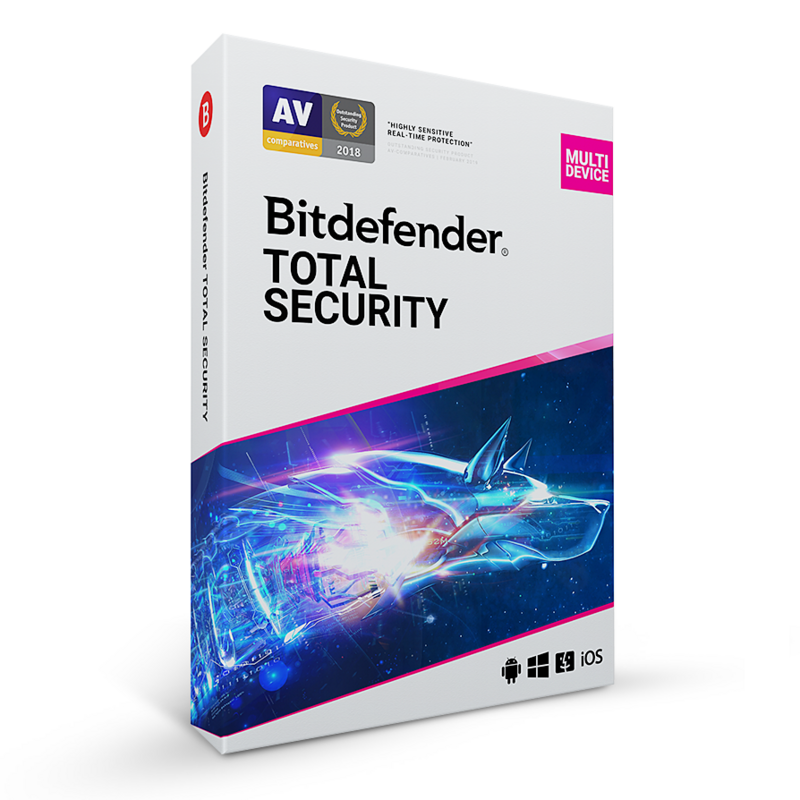 Bitdefender Total Security - 3 uređaja 1 godina