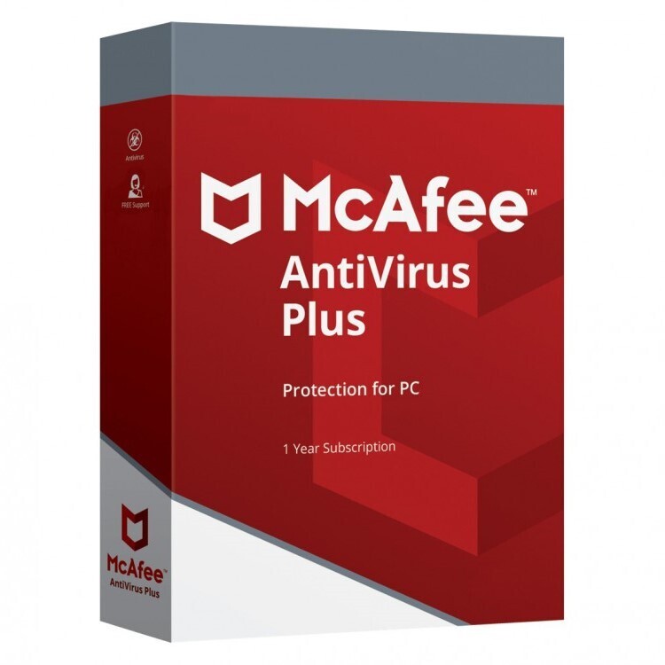 McAfee AntiVirus Plus - 10 uređaja 1 godina