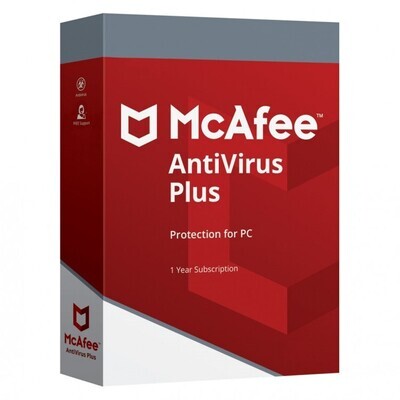 McAfee AntiVirus Plus - 1 godina neograničen broj uređaja