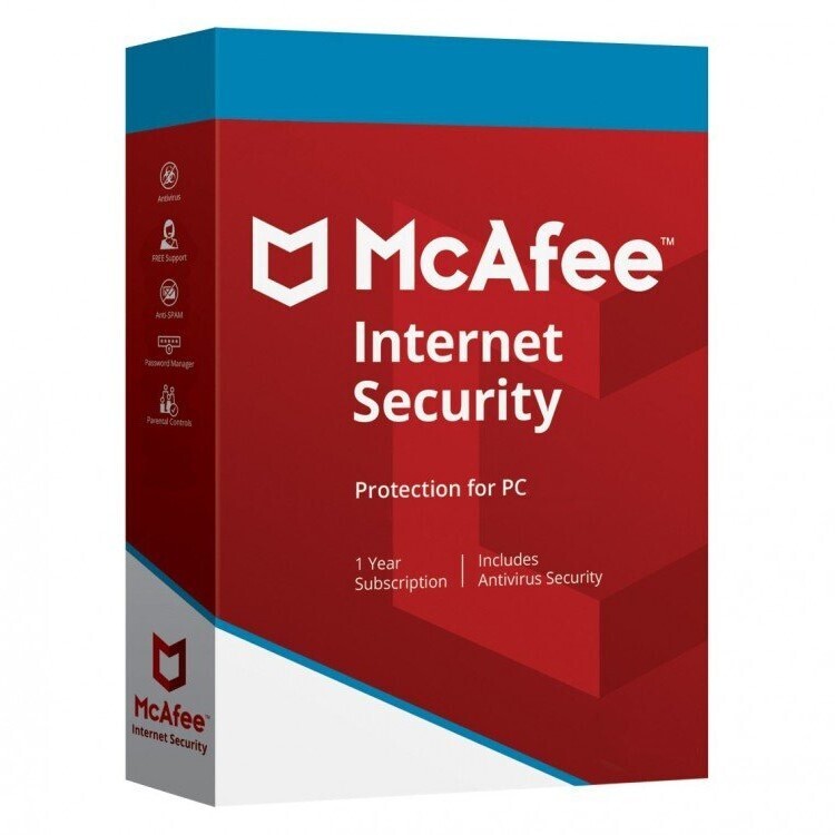 McAfee Internet Security - 3 uređaja 1 godina