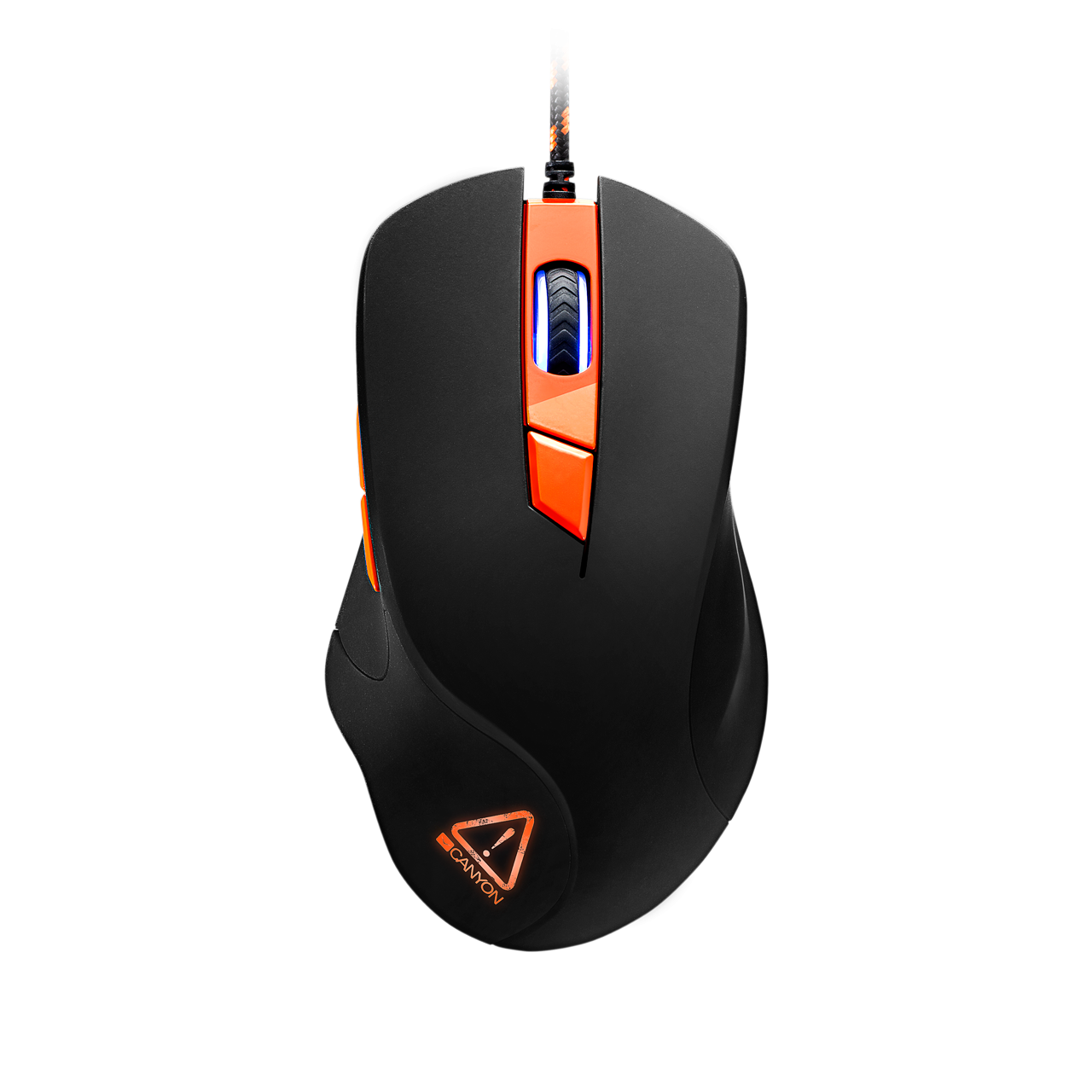 Wired Gaming Mouse with 6 programmable buttons, Pixart optical sensor, 4 levels of DPI and up to 3200, 5 million times key life