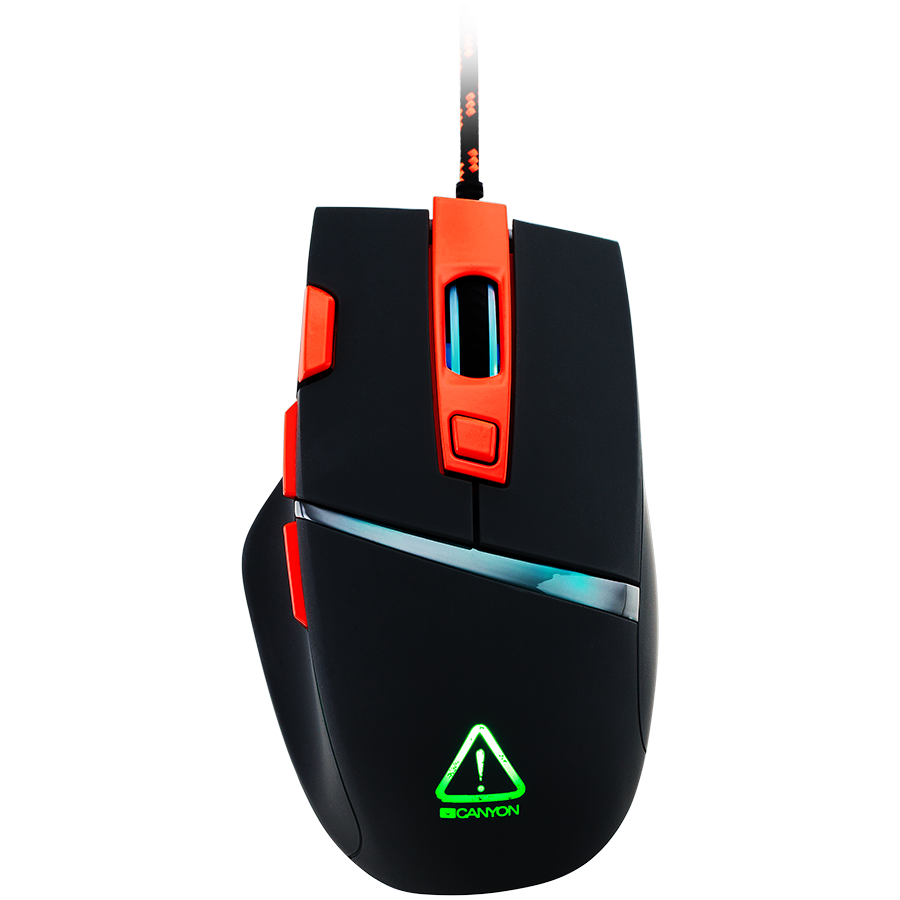 Wired Gaming Mouse with 7 programmable buttons, Pixart sensor of new generation, 4 levels of DPI and up to 4200, 5 million times key life