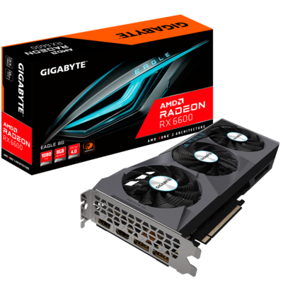 Gigabyte Radeon RX 6600 Eagle 8G, 8GB GDDR6