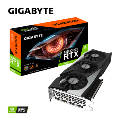 Gigabyte GeForce RTX 3060 Gaming OC 12G, 12GB GDDR6