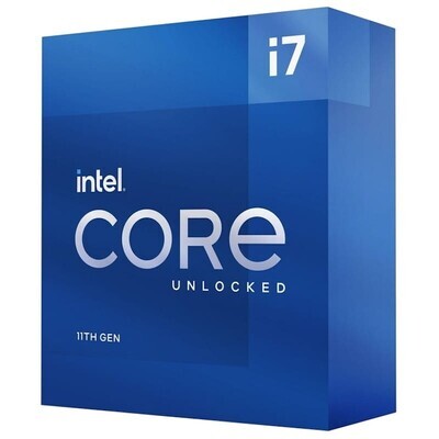 Intel CPU Desktop Core i7-11700 (2.5GHz, 16MB, LGA1200) tray