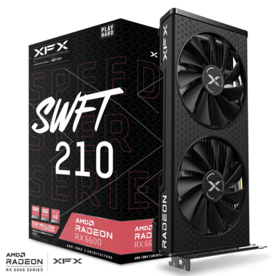 XFX Speedster SWFT 210 AMD Radeon RX 6600 CORE, 8GB GDDR6
