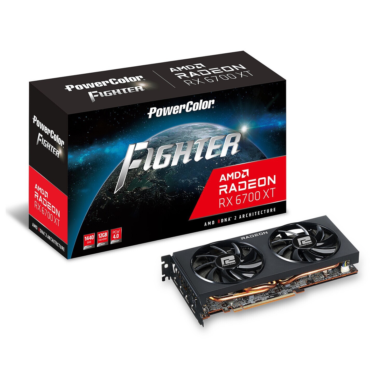 PowerColor Fighter AMD Radeon RX 6700 XT, 12GB GDDR6