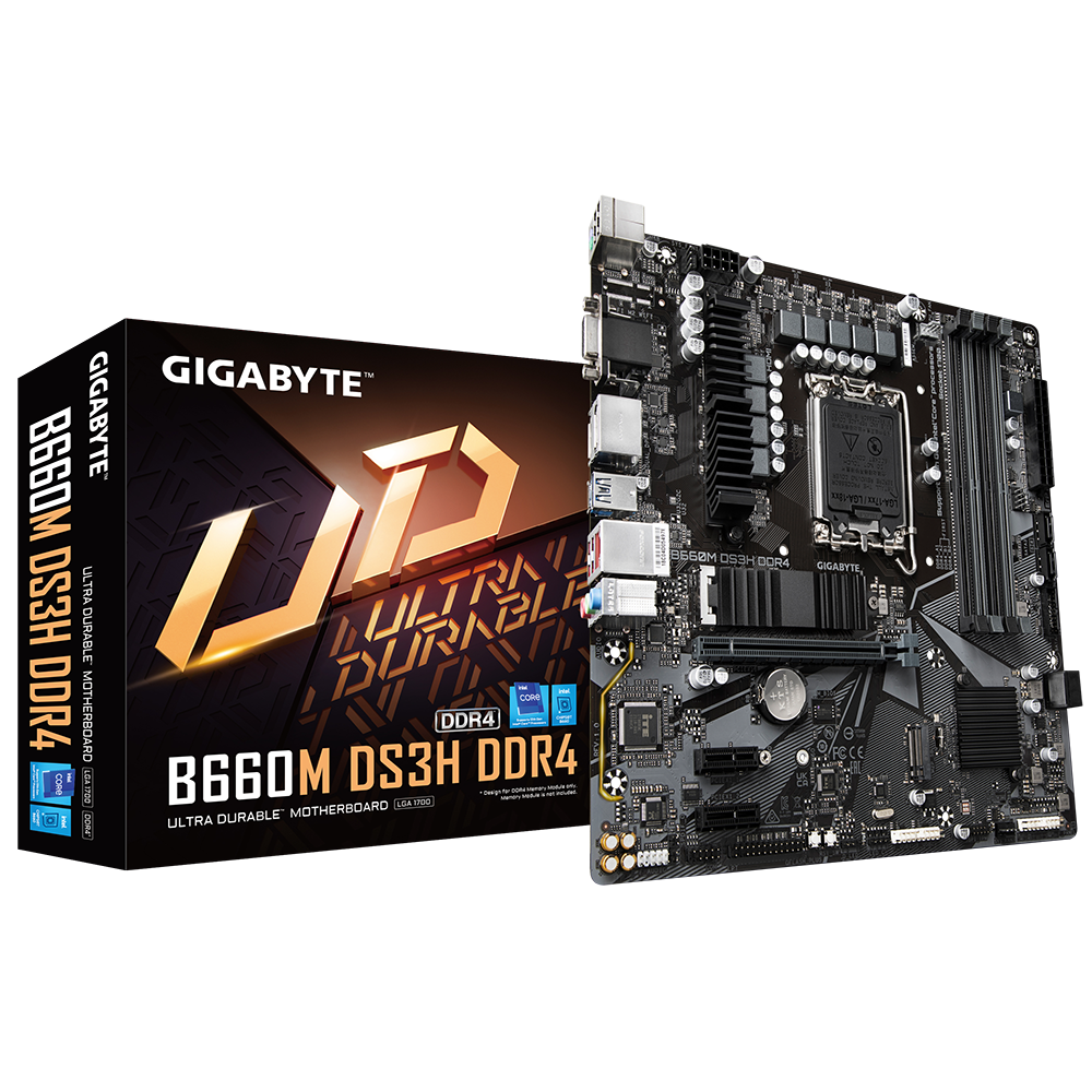 GIGABYTE Mainboard Desktop B660M DS3H DDR4