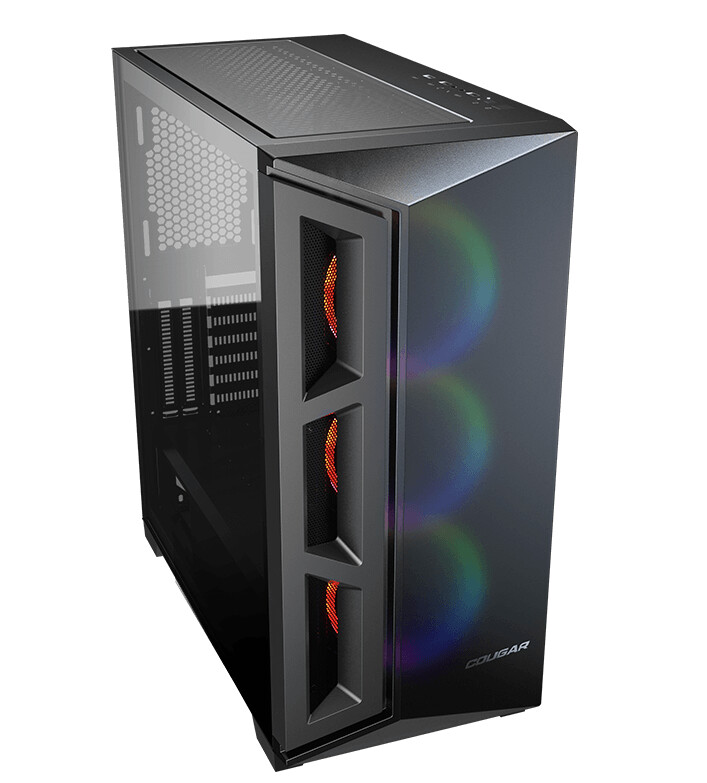 Cougar | Dark Blader X5 RGB | 385UM30.0003 | Case | Mid tower / Dual 360mm water cooling / 4mm Tempered Glass / ARGB fans x 3