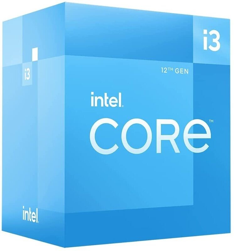 Intel CPU Desktop Core i3-12100F (3.3GHz, 12MB, LGA1700) box