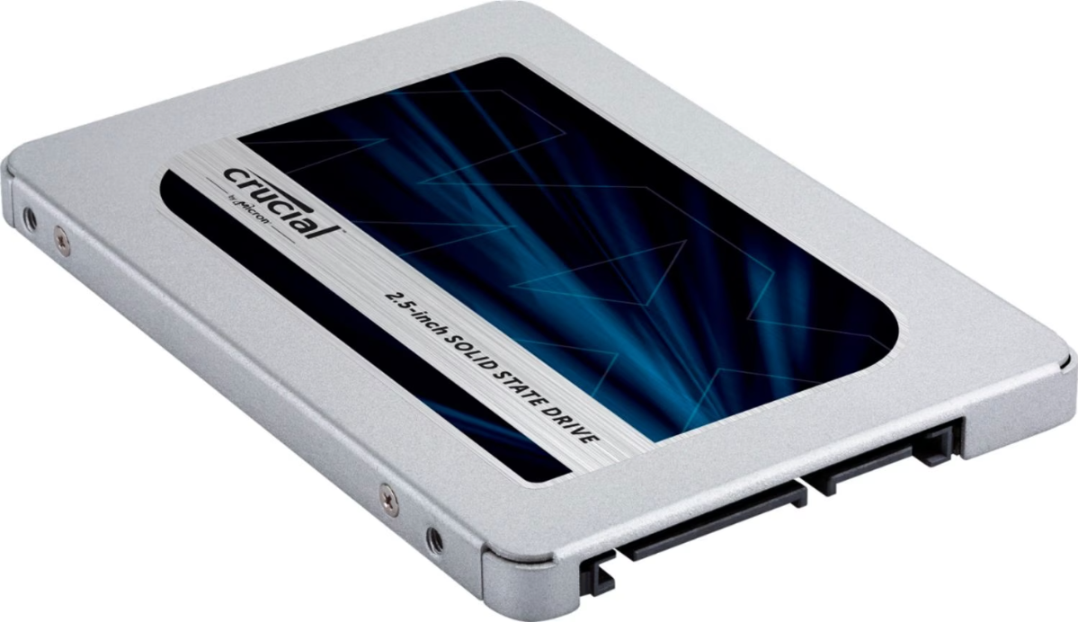 CRUCIAL MX500 500GB SSD, 2.5'' 7mm, SATA 6 Gb/s, Read/Write: 560/510 MB/s, Random Read/Write IOPS 95k/90k, with 9.5mm adapter