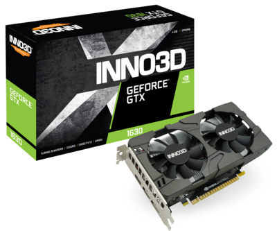 INNO3D GeForce GTX 1630 TWIN X2 OC, 4GB GDDR6