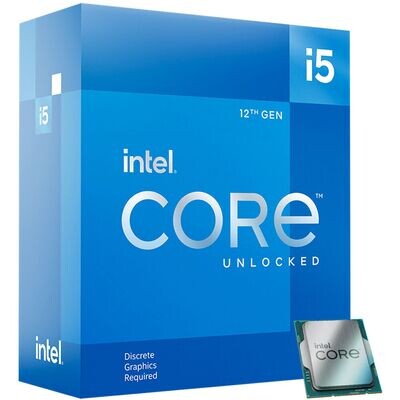 Intel CPU Desktop Core i5-12600KF (3.7GHz, 20MB, LGA1700) box