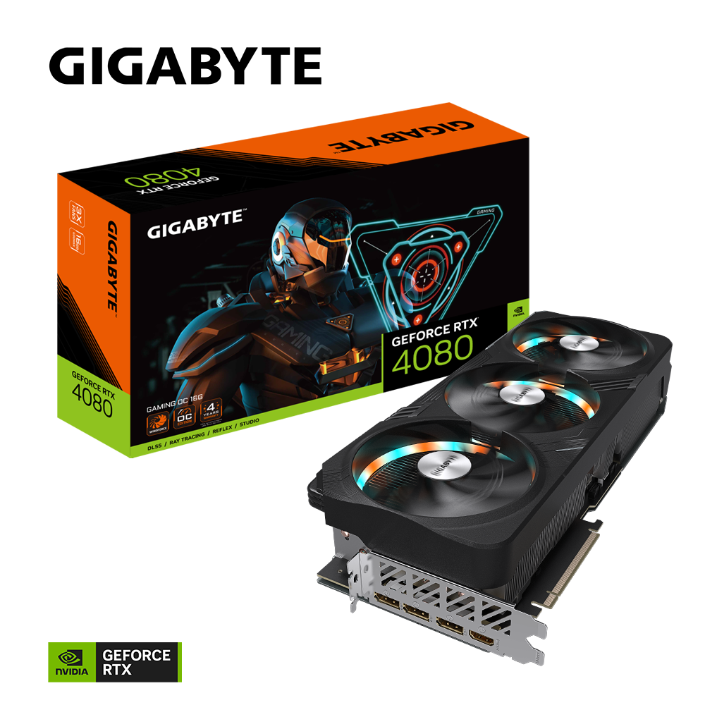 GIGABYTE GeForce RTX 4080 Gaming OC 16G, 16GB GDDR6X