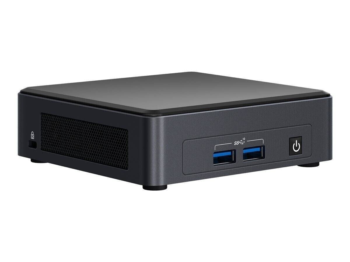 Intel® NUC 11 Pro Kit NUC11TNKi7, EU cord, i7 Processor with Irix Xe graphics, dual M.2 slot, 2xHDMI, 2x Thunderbolt 4 (USB-C+DP)