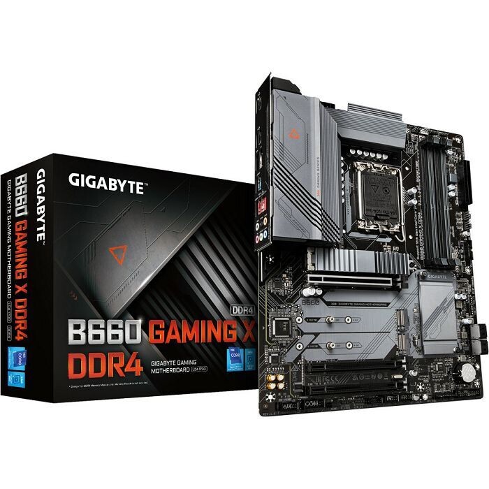 GIGABYTE MB B660 GAMING X (LGA 1700), 4xDDR4, 3x PCI-E, 2x M.2, 4x SATA, 5x USB 3.2 Gen 1