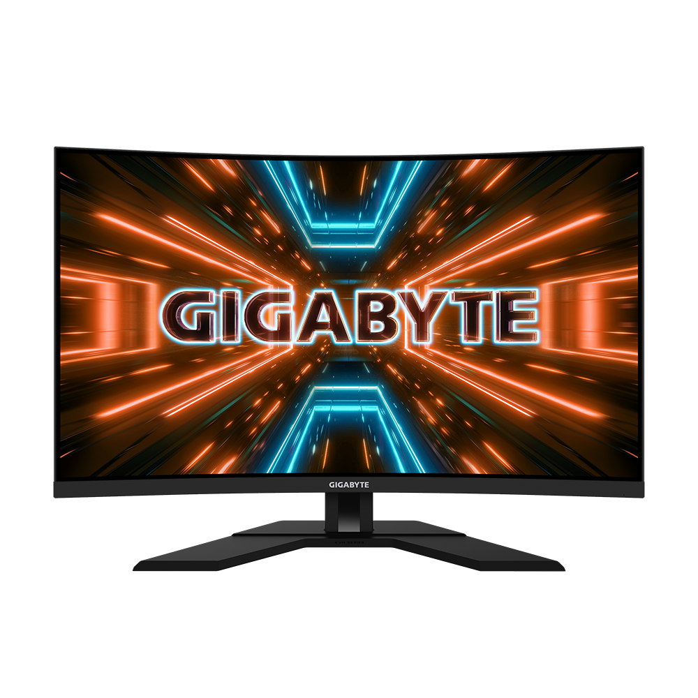 GIGABYTE GAMING KVM Monitor 31.5", VA 1500R Curved, QHD 2550x1440@165Hz/170Hz OC, 1ms MPRT, 2xHDMI 2.0, 1xDP 1.2, 2xUSB 3.0 Downstream, 1xUSB3.0 Upstream, 1xUSB-C, 1xAudio, Height&Tilt Adjustment