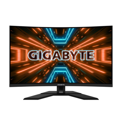 GIGABYTE GAMING KVM Monitor 31.5", VA 1500R Curved, QHD 2550x1440@165Hz/170Hz OC, 1ms MPRT, 2xHDMI 2.0, 1xDP 1.2, 2xUSB 3.0 Downstream, 1xUSB3.0 Upstream, 1xUSB-C, 1xAudio, Height&Tilt Adjustment