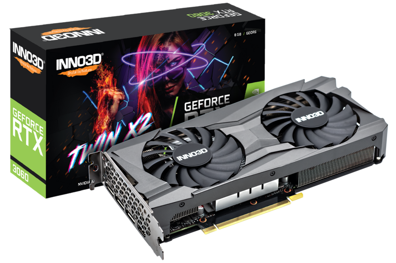 INNO3D GeForce RTX 3060 Twin X2, 8GB GDDR6