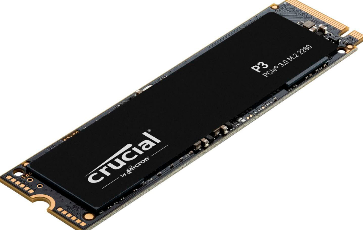 Crucial® P3 500GB 3D NAND NVMe™ PCIe® M.2 SSD