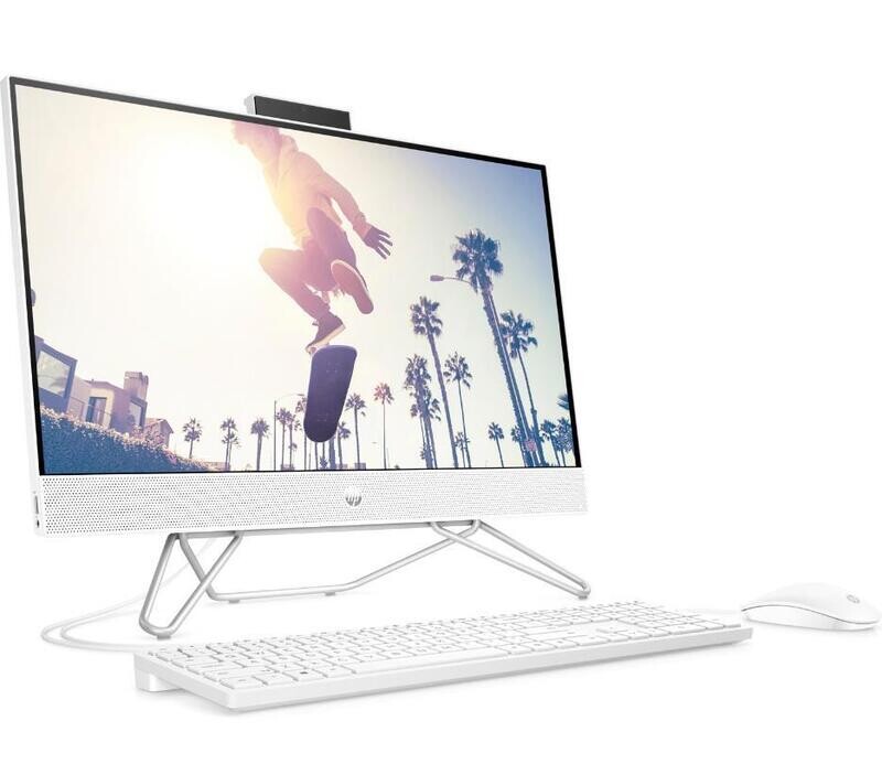HP All-in-One 24-cb1095ny Intel Core i3-1215U 23.8inch FHD AG TOUCH 8GB DDR4 512GB PCIe NVMe SSD FreeDos 3.0 Starry White 3Y