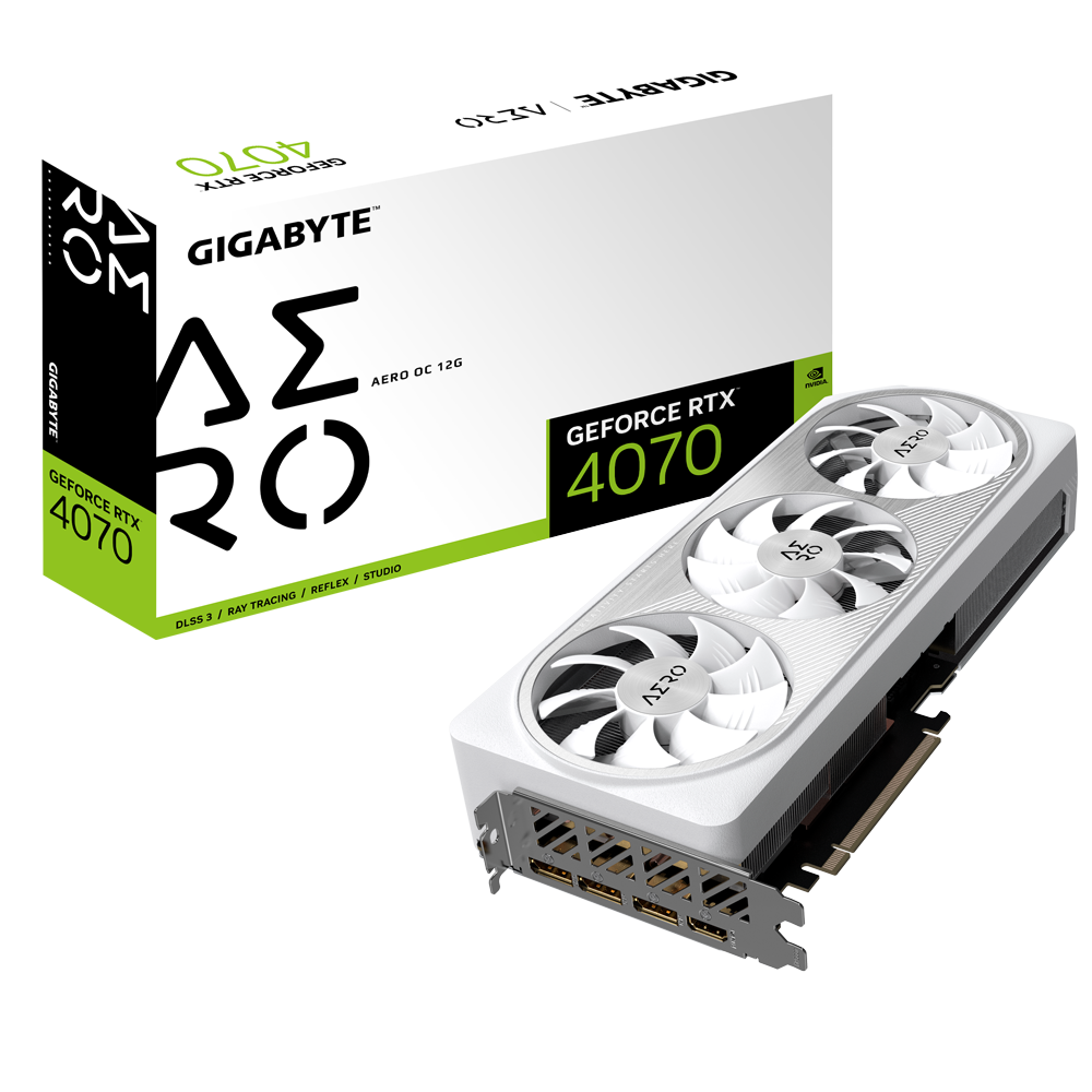 Gigabyte GeForce RTX 4070 Aero OC 12G, 12GB GDDR6X