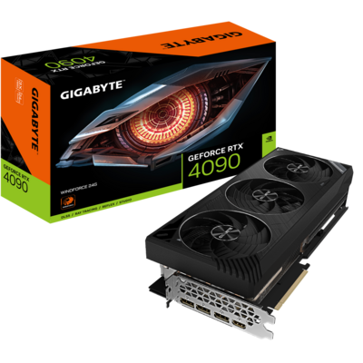 GIGABYTE GeForce RTX 4090 WindForce 24G, 24GB GDDR6X